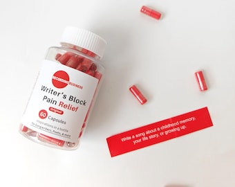 Writer's Block Pain Relief (60 Original Songwriting Capsules) for Musicians, Songwriters, & Poets