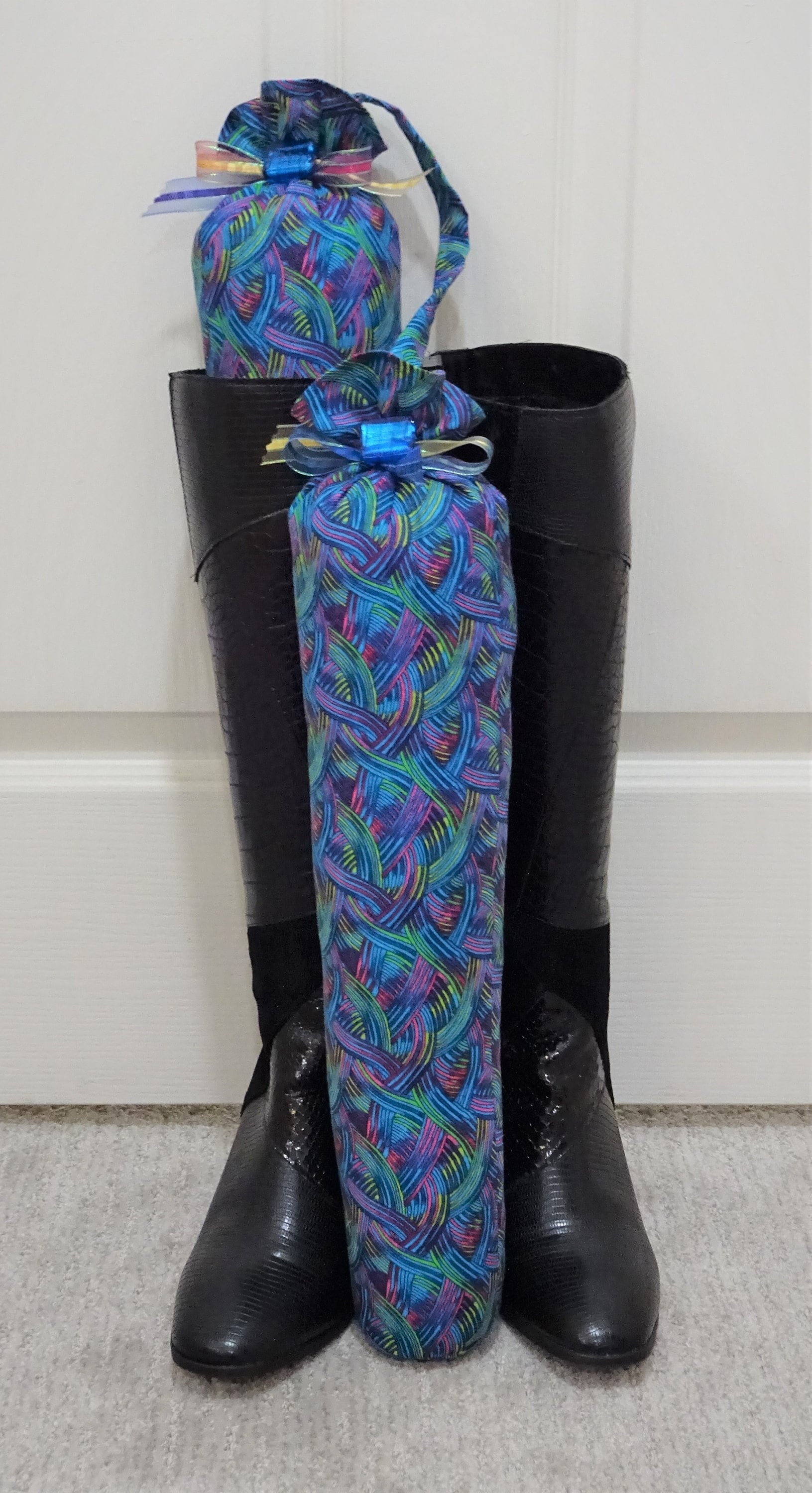 Boot Trees Boot Shapers Boot Stands Perfect for Closet Organization  Complementary Black Tie-on Wood Tags for Custom Personalization. 
