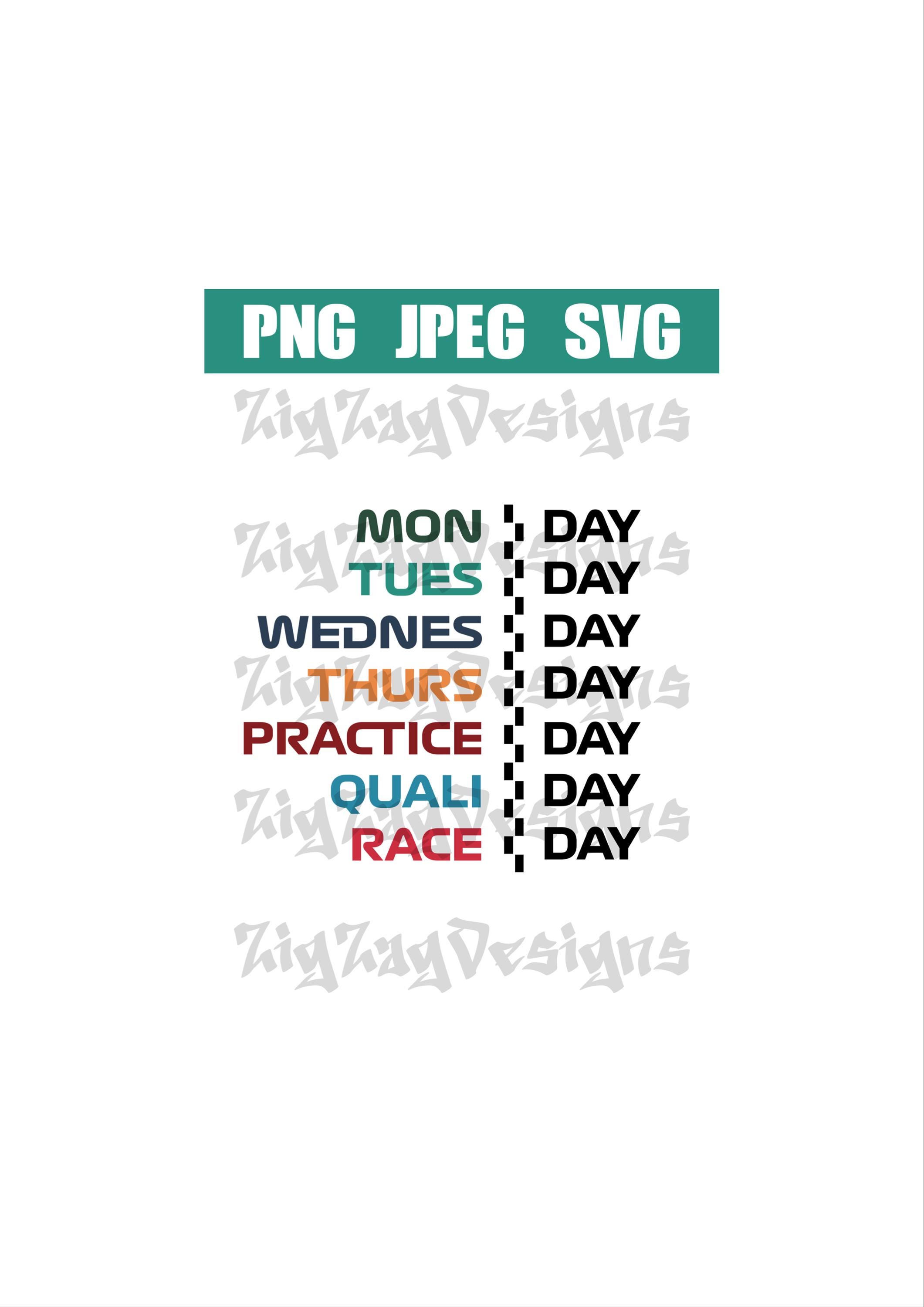 Race Week, SVG, PNG, JPEG. Instant Digital Download. - Etsy