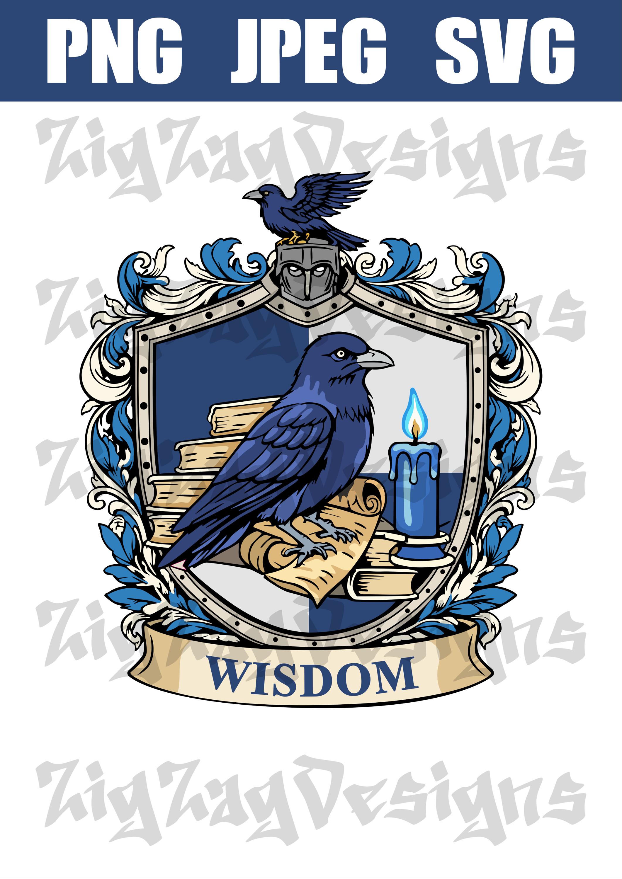 Hp Raven School Crest, SVG, PNG, JPEG. Instant Digital Download. - Etsy