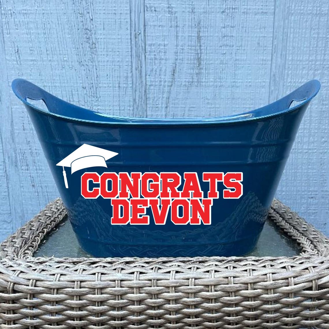 Congrats Grad Bucket, Graduation Gift Basket, Graduation Gift, Grad ...