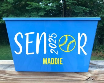 Softbal cadeaumand, senioren cadeaumand, 2025 senior, softbal senior, gepersonaliseerde cadeaumand, gepersonaliseerd softbalcadeau, softbalteam