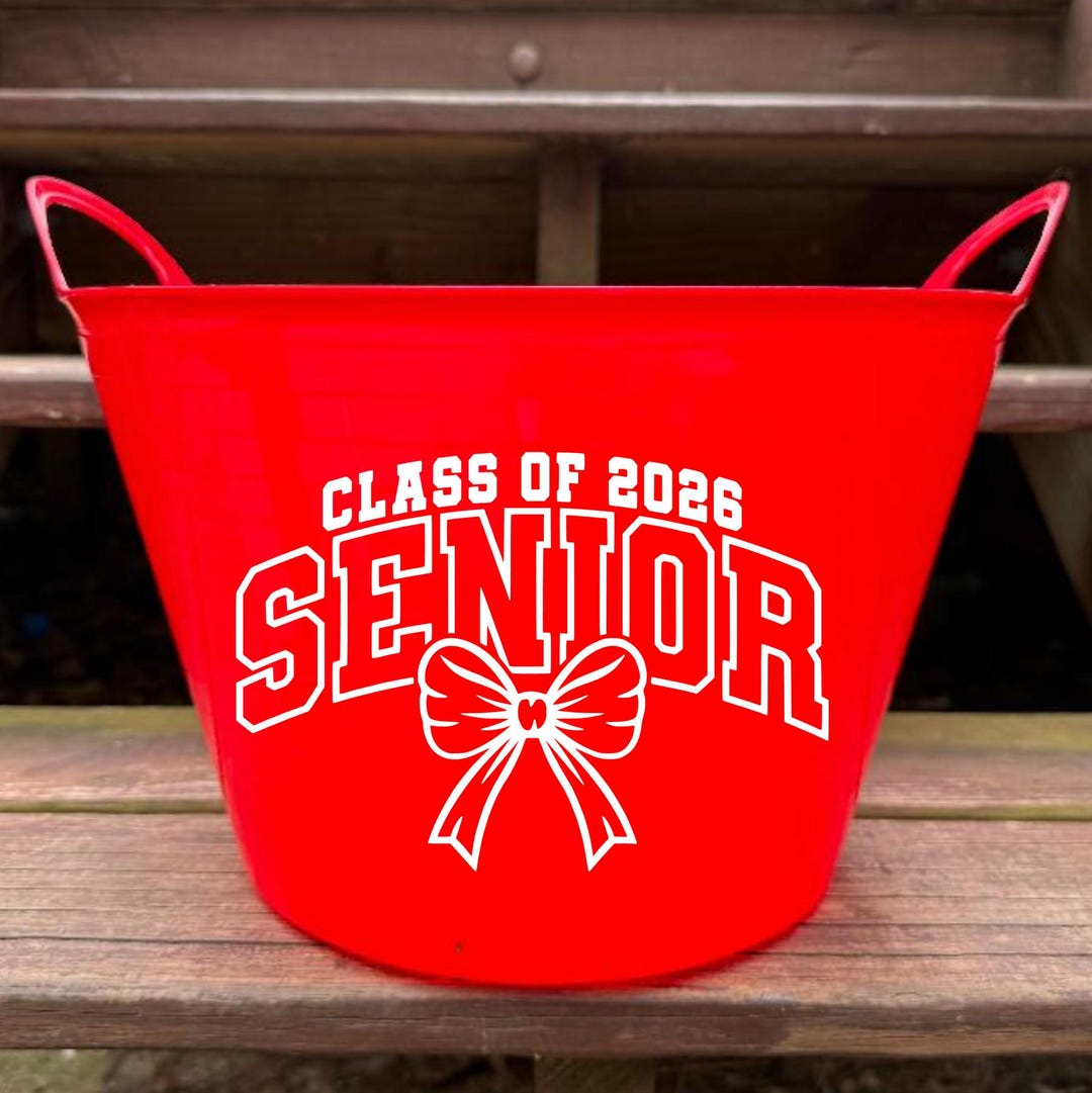 Senior Class of 2026 Bucket | Graduation Gift | Senior Night Decor ...