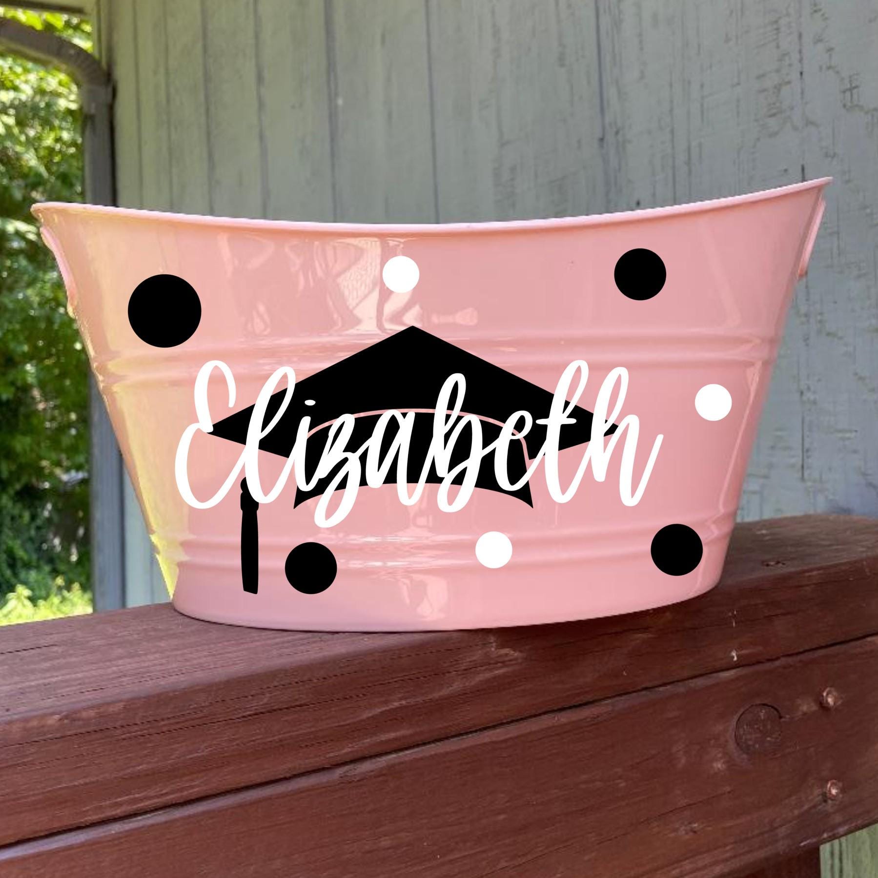 Congrats Grad Bucket, Graduation Gift Basket, Graduation Gift, Grad ...