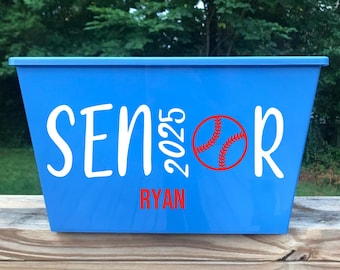 Baseball Gift Basket, Senior Gift Basket, 2027 Senior, Baseball Senior, Personalized Gift Basket, Personalized Baseball Gift, Baseball Team