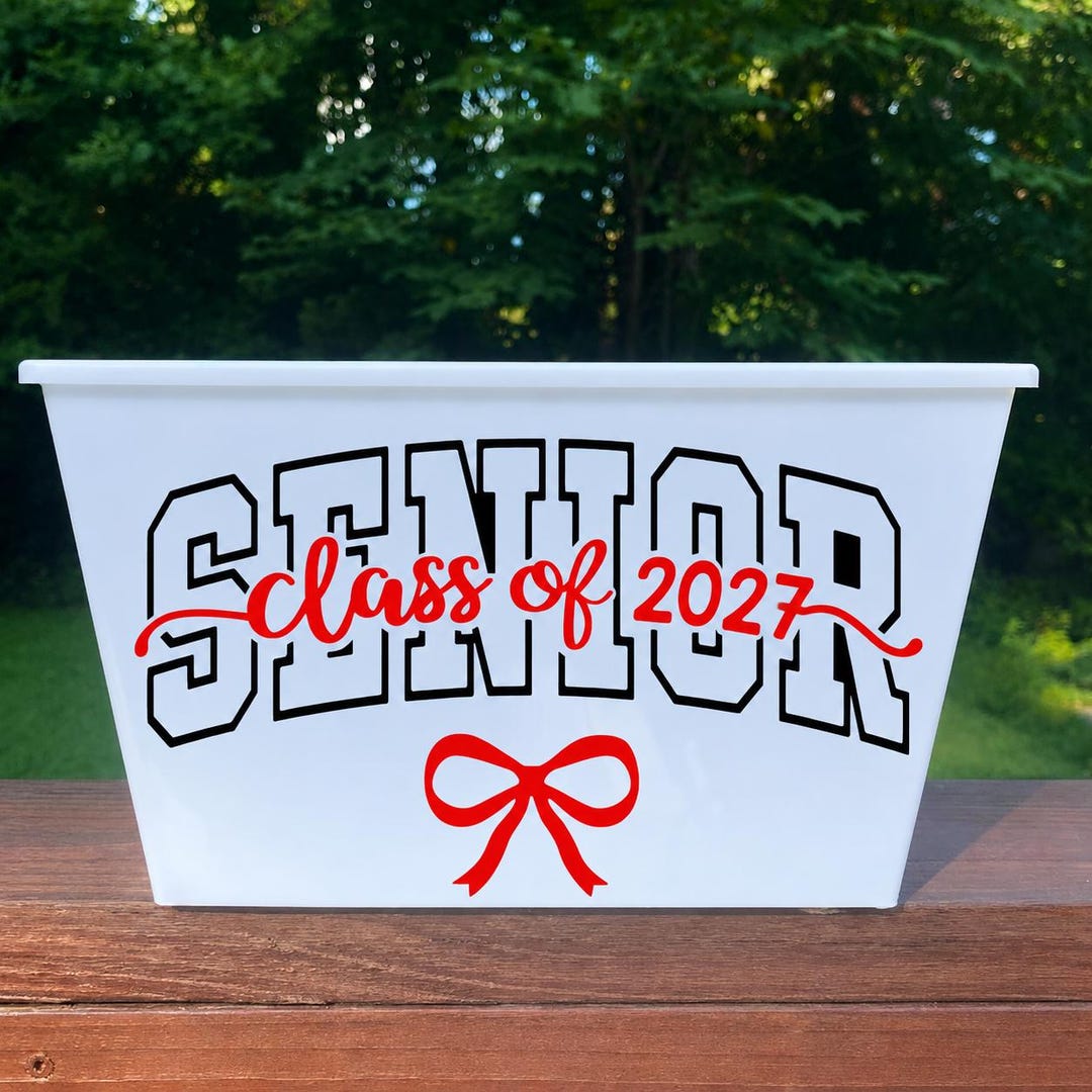 Senior Class of 2027, Graduation Gift Basket, Personalized Gift Basket ...