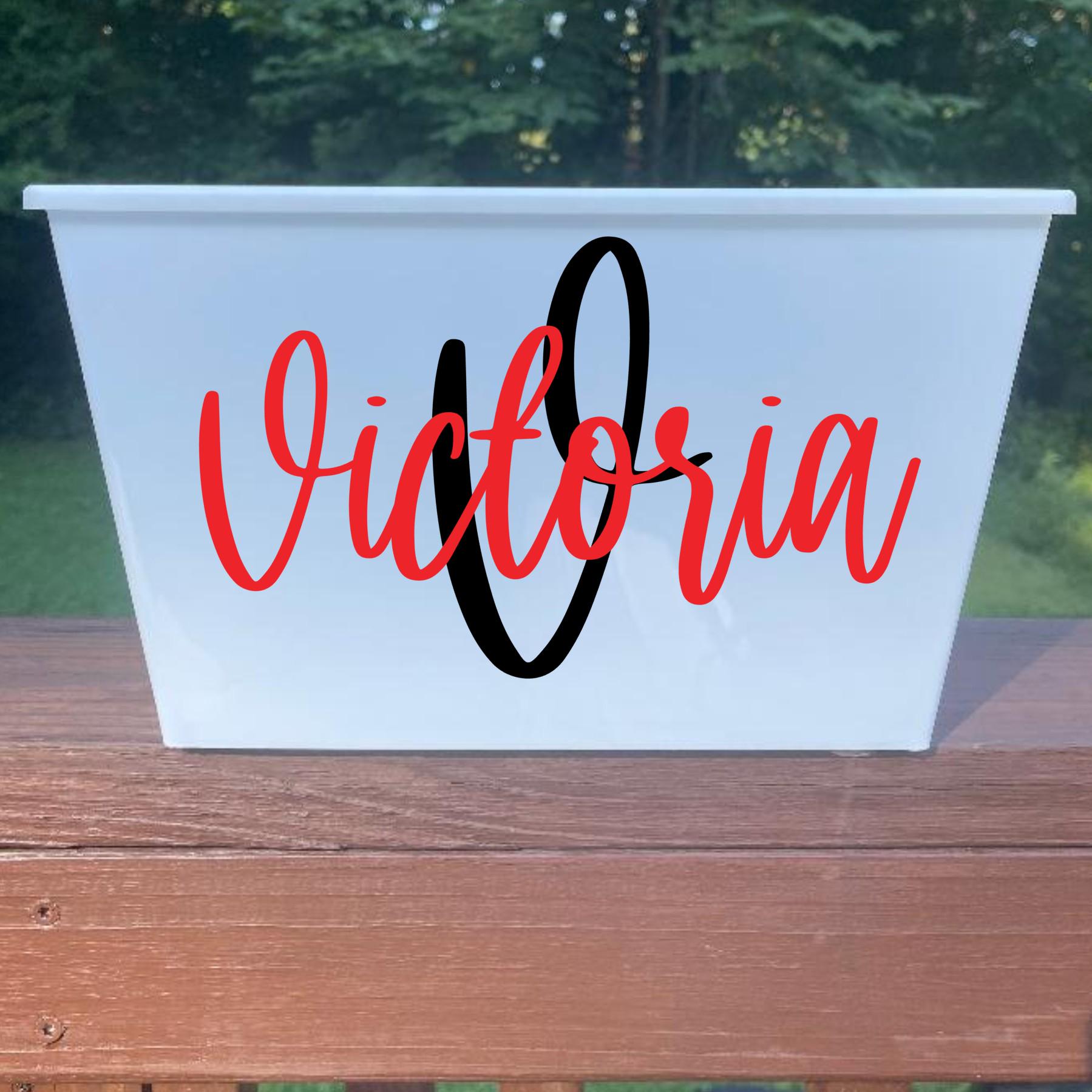 Personalized Initial Name Bucket | Custom Name Bucket for Kids ...
