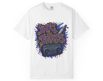 Graffiti Hip Hop T-shirt: Urban Streetwear Tee, Music Lover Gift