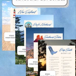 USA Bucket List Printable: States Adventure Checklist (PDF Download)