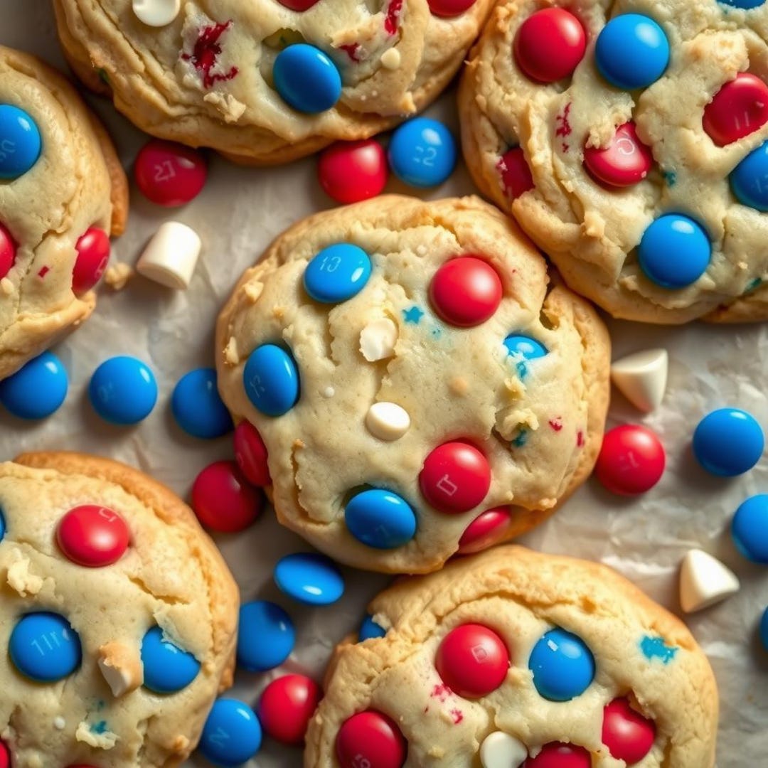 Red Firework Recipes Red White Blue Firework Cookie Recipe: Patriotic 4th of July Dessert ...