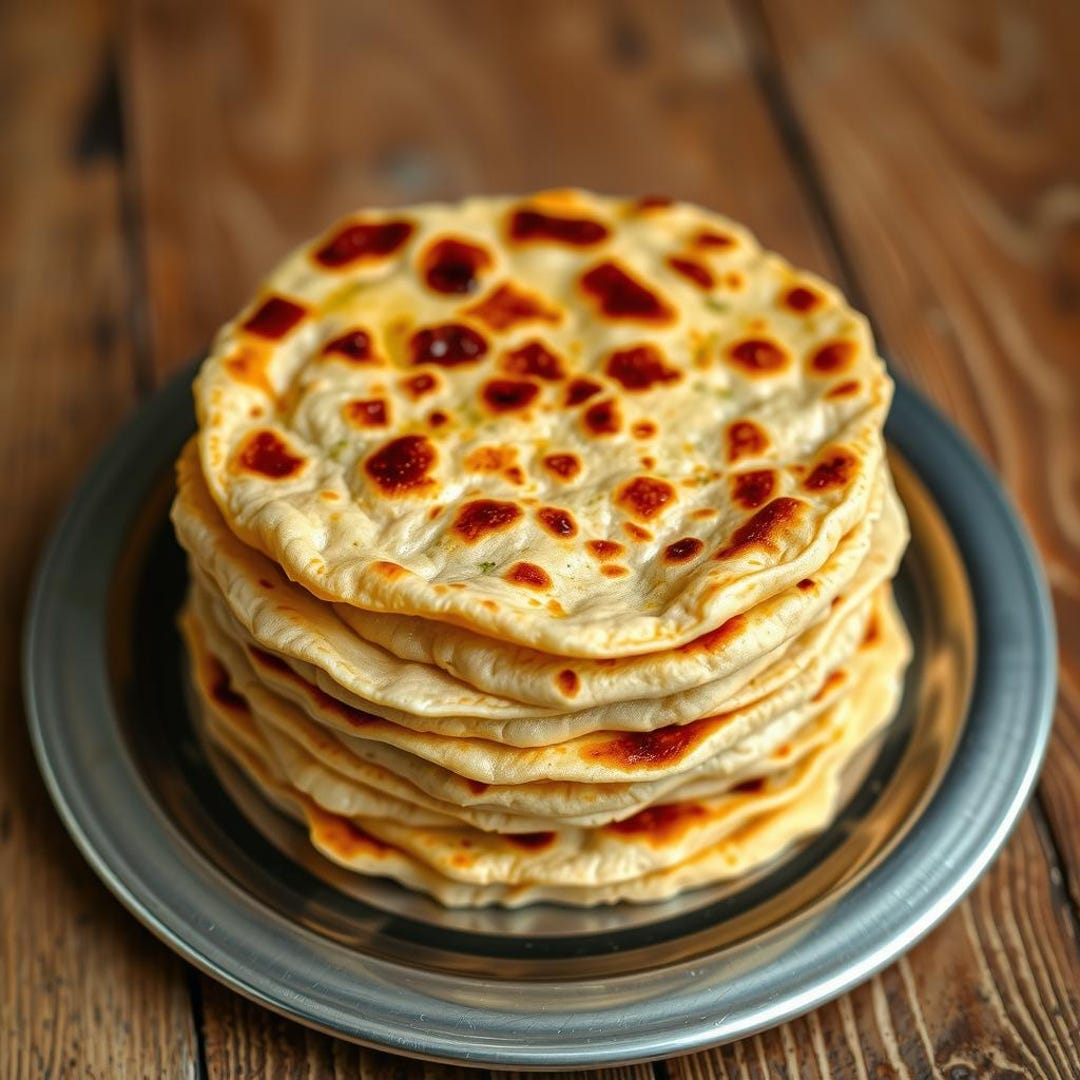 Trini Roti Recipe Trinidadian Paratha Roti Recipe: Buss up Shut Flatbread (PDF ...