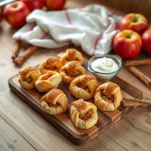 Mini Apple Pie Bites Recipe | Cinnamon Sugar Pastry Treat | Easy Fall Dessert | Printable Recipe PDF | Instant Digital Download