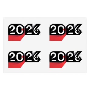 Celebration Sticker Sheets - 2026 Stickers for Birthdays, Anniversaries, New Year, Planner, Scrapbooking, Crafts