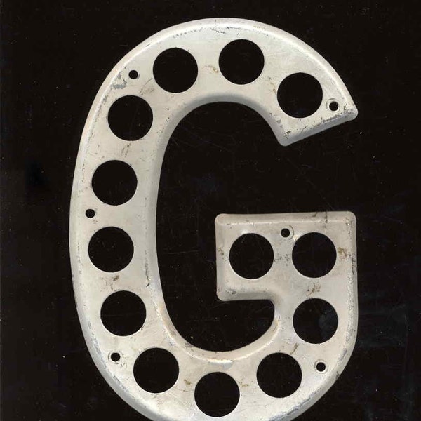 Vintage Metal Letter Letter G