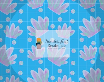 Pastel Shells Seamless Pattern File