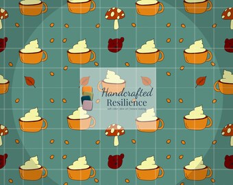 Autumn Vibes Seamless Pattern File