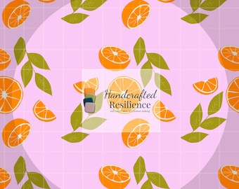 Citrus Delight Seamless Pattern File