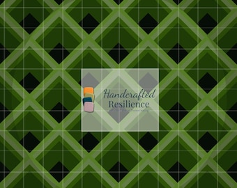 Green Diamonds Seamless Pattern File