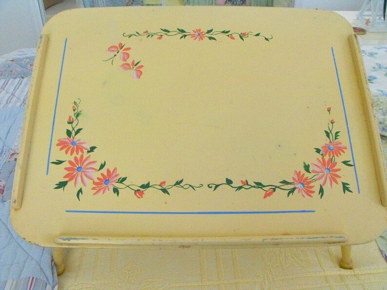 Vintage 1940s Folding Bed Tray by General Wood Products The Etsy