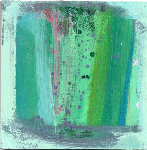 Items similar to Original acrylic painting on board abstract art colour