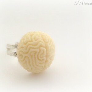 Creepy Cute Brain Ring, Pastel Goth Jewelry, Spooky Halloween Accessory ...