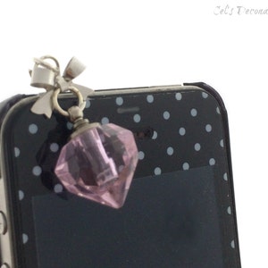 Miniature perfume bottle dust plug iPhone Smartphone accessory, phone charm, bottle planner charm image 3