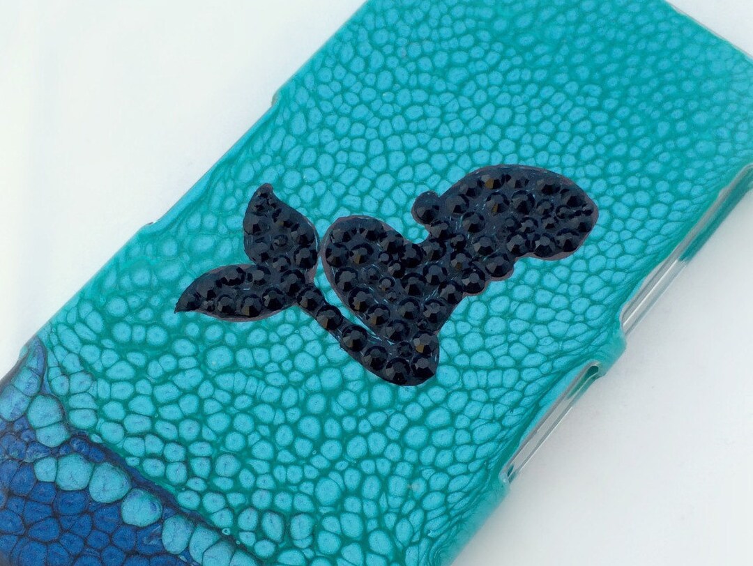 Blue Mermaid Phone Case, Kawaii Decoden iPhone Case, Fairytale