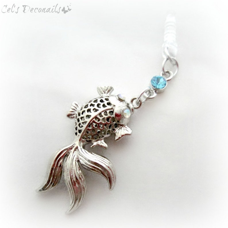 Koi Fish Mobile Phone Dust Plug Charm Good Luck Charm Etsy