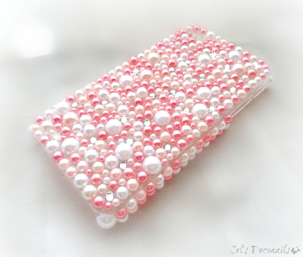 Pink Pearl Kawaii Decoden Phone Case, iPhone Rhinestone Phone Case, Smartphone Case - Etsy Pink Pearl Kawaii Decoden Phone Case, iPhone Rhinestone Phone Case, Smartphone Case - Etsy