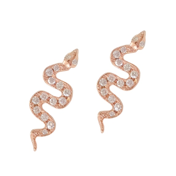 Gold Snake Hoop Earrings – ESQUELETO