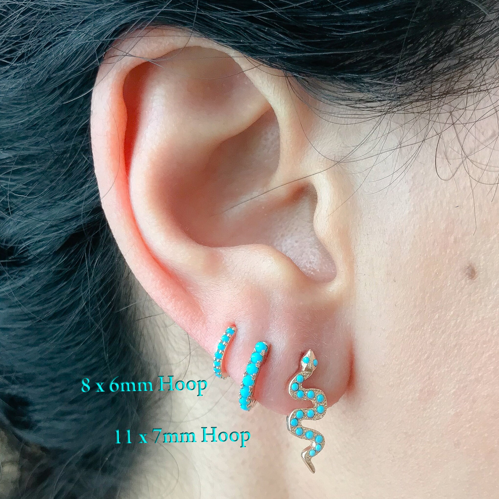 Turquoise ear shop climber