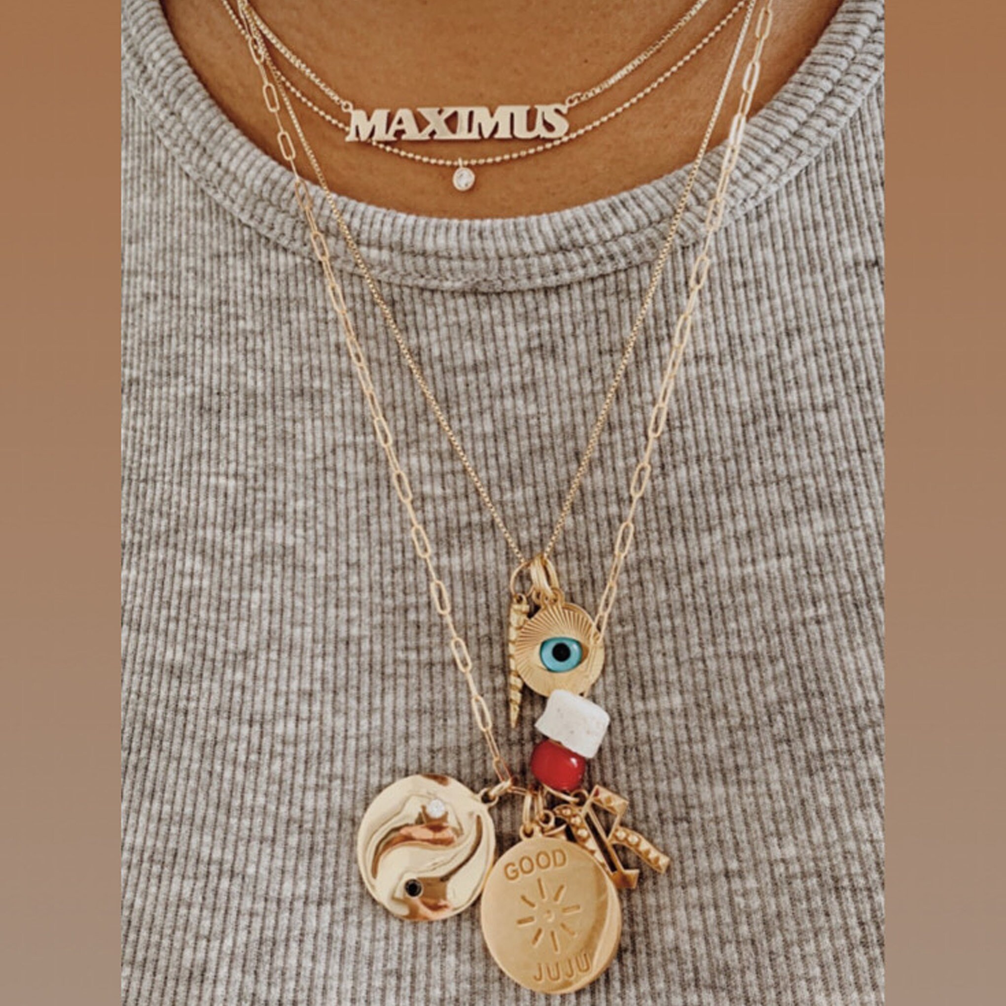 14K Solid Gold Diamond Yin Yang 