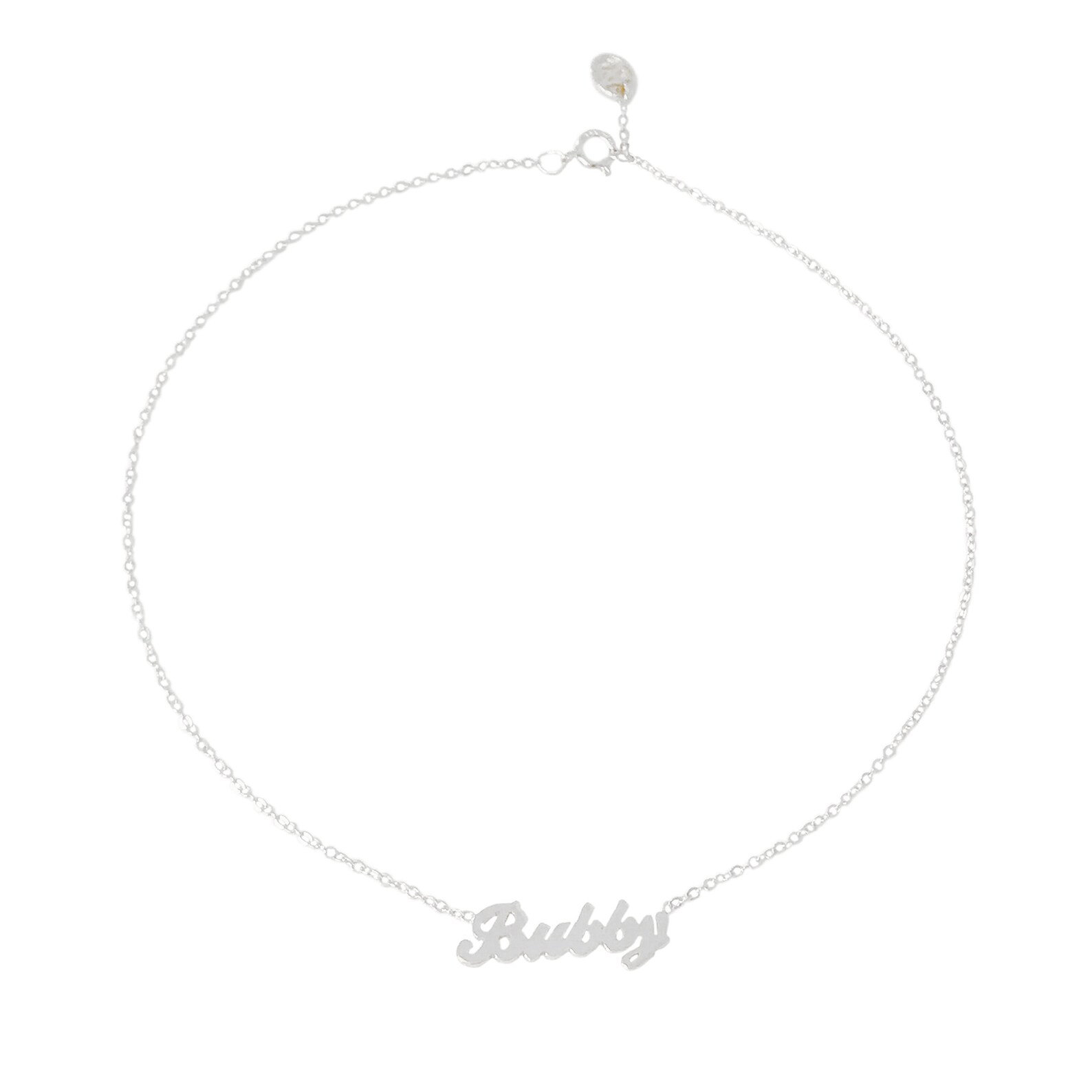 Personalized Single Name 14K Solid Gold Ankle Bracelet / Etsy