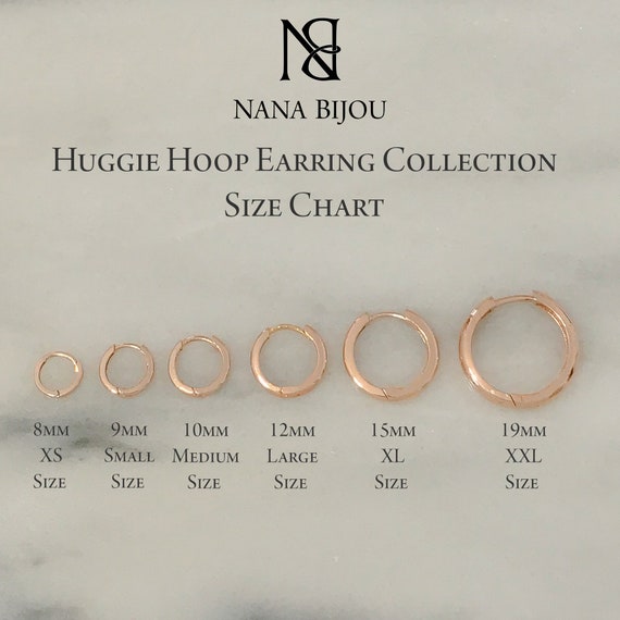 12mm huggie earrings