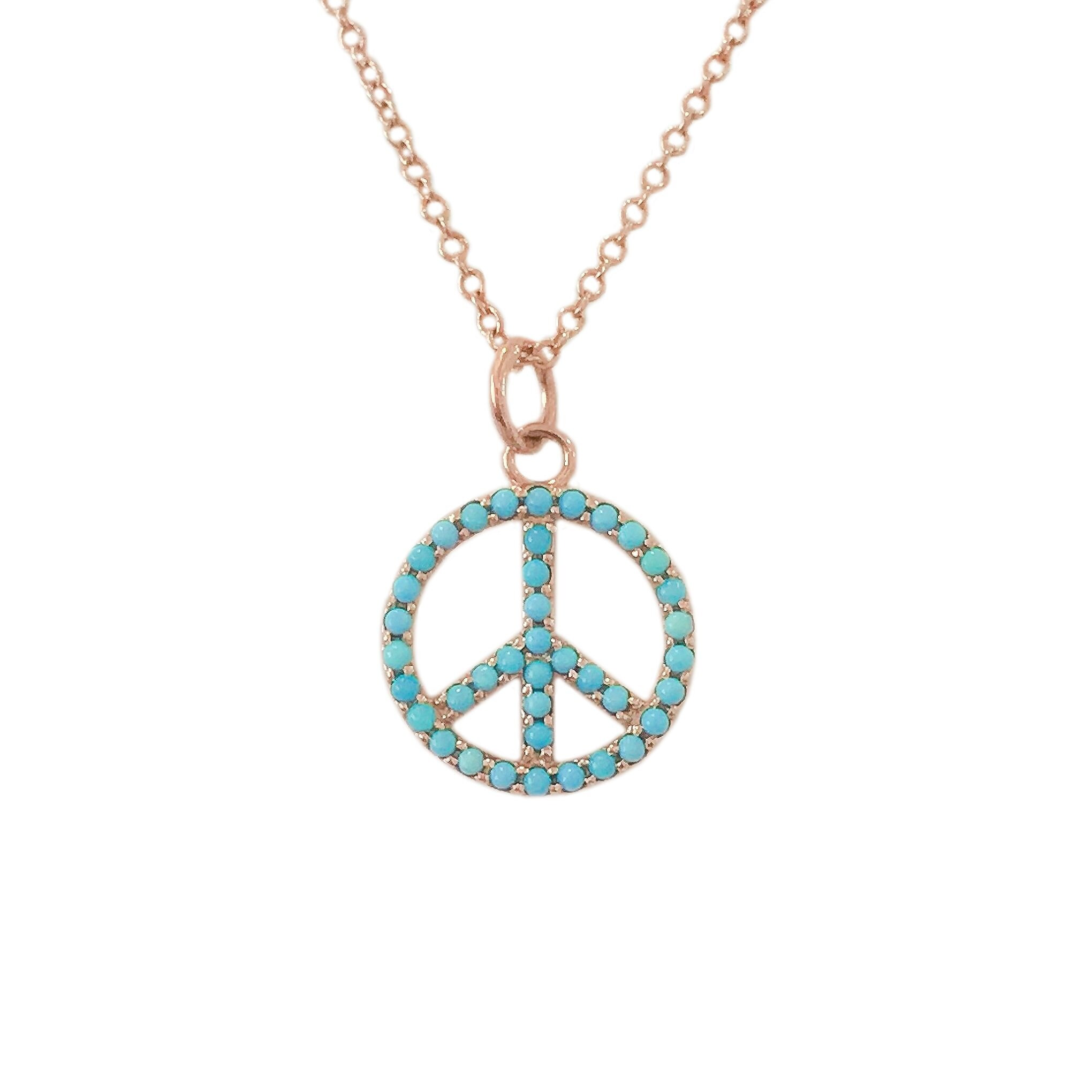 14K Solid Gold Pendant Necklace Small 