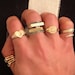 Personalized 14K Solid Gold Rectangle Engravable Signet Ring, Small ...
