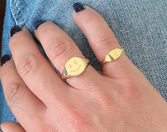 Smiley ring 13号 Smiley ring 13号 Smiley ring 13号 Smiley Face Ring
