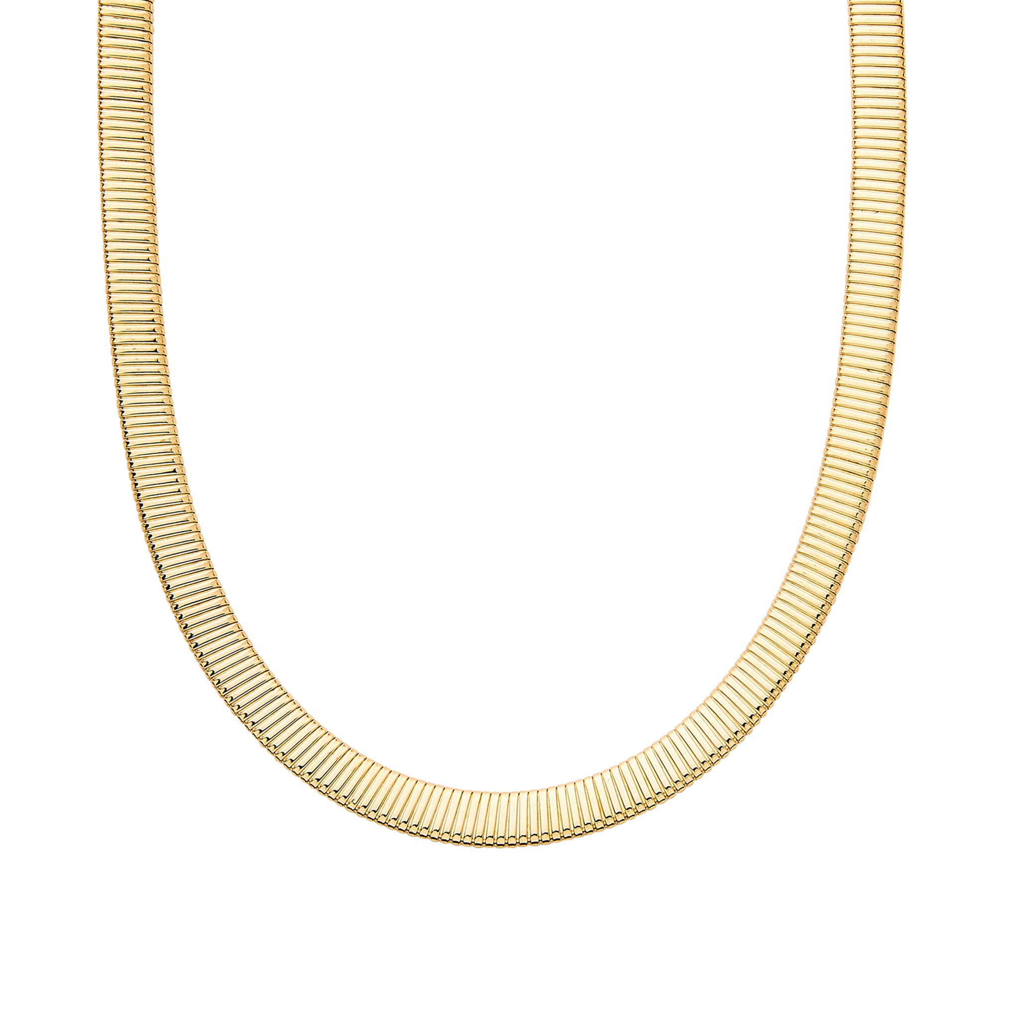 Flat gold chain 14k deals