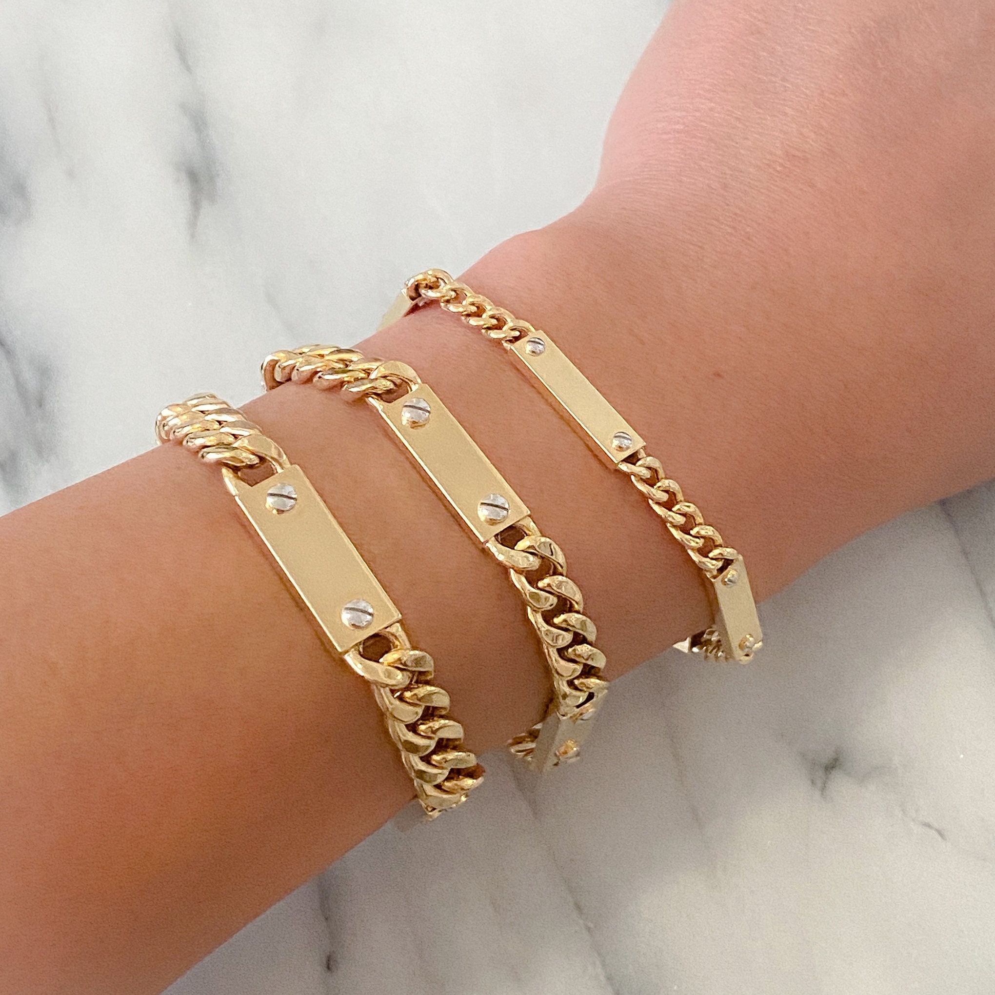 Cuban Link 14K Solid Gold Chain Link 