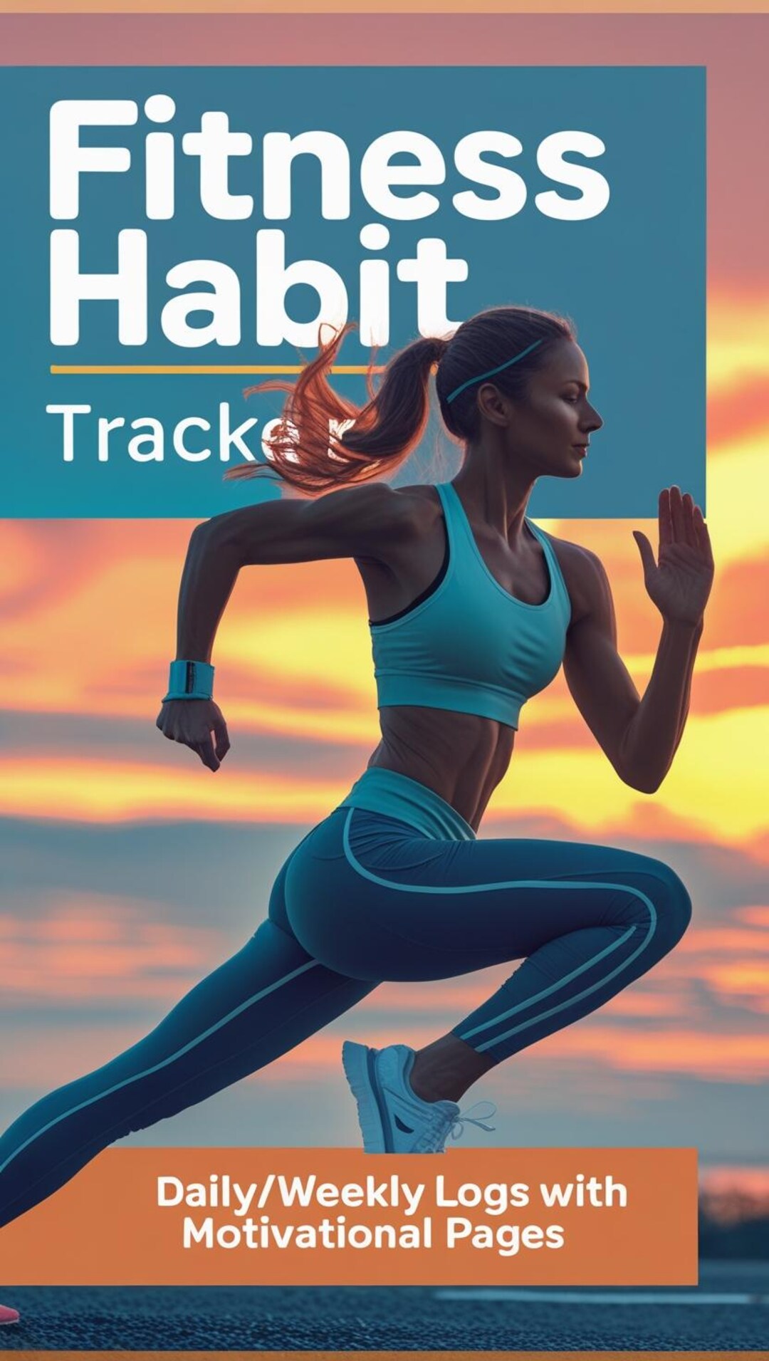 Printable Fitness Habit Tracker | Daily & Weekly Workout Log (PDF ...