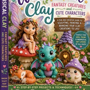 Clay Fantasy Creatures Guide | Polymer & Air-Dry Clay Projects for Beginners and Hobbyists | Step-by-Step Tutorials