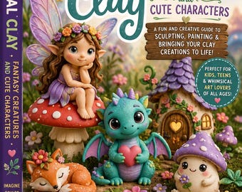 Clay Fantasy Creatures Guide | Polymer & Air-Dry Clay Projects for Beginners and Hobbyists | Step-by-Step Tutorials