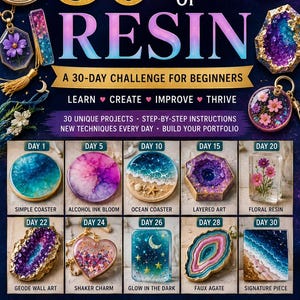 Resin Art Projects Book – 30-Day Beginner Guide