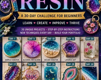 Resin Art Projects Book – 30-Day Beginner Guide