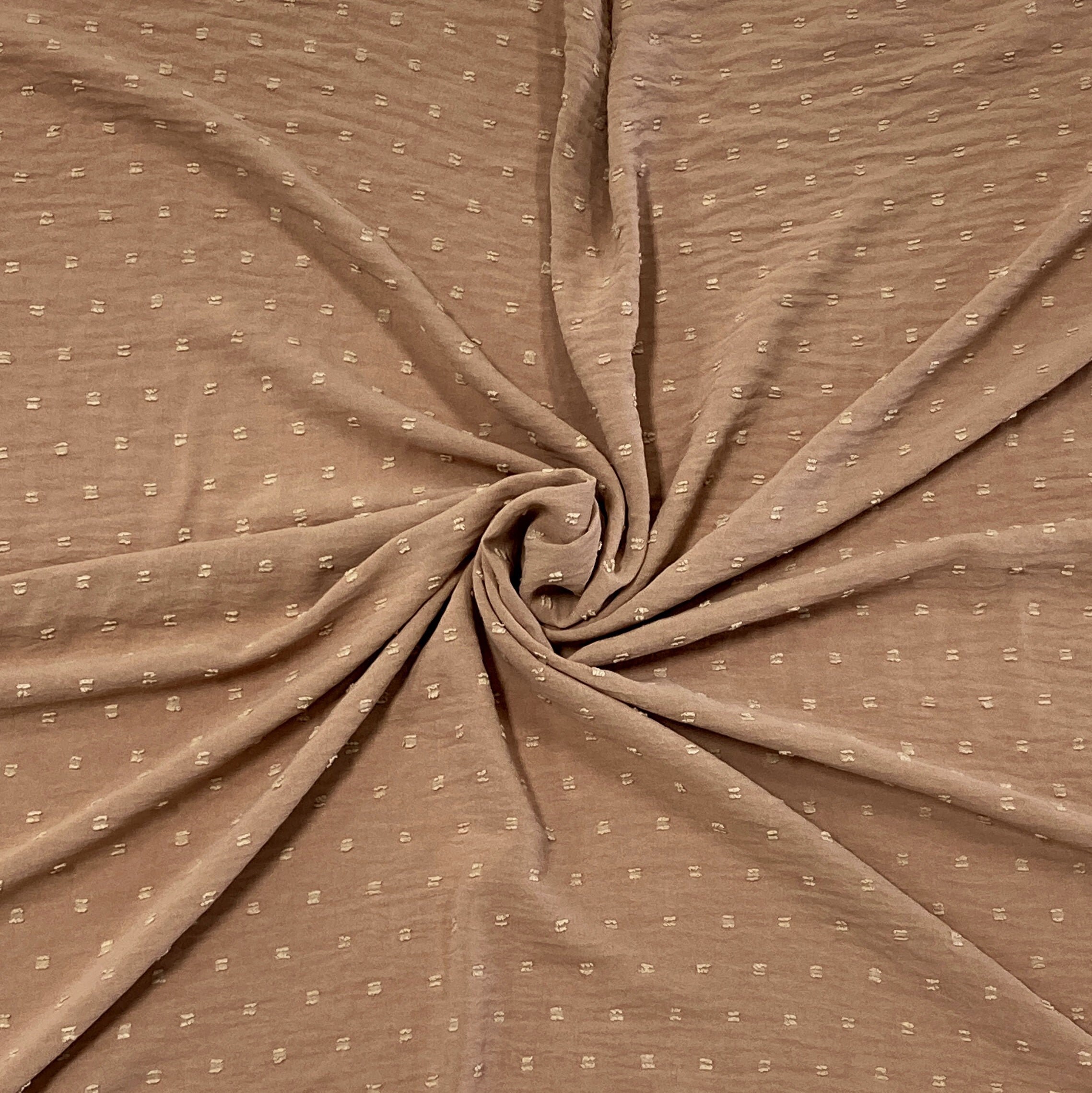Khaki Cotton Jersey Spandex Knit Stretch Fabric 58/60 Wide Sold BTY 