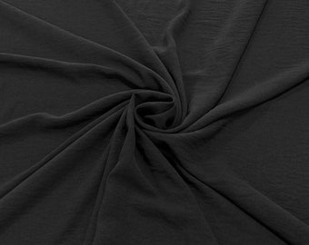 Solid Black Air Flow Fabric