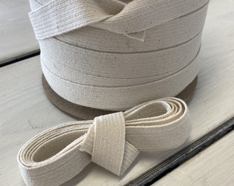 3/4 Inch Cotton Swimwear Elastic, 5 Yard Bundle