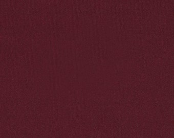 Solid Burgundy 4 Way Stretch 10 oz Cotton Lycra Jersey Knit Fabric