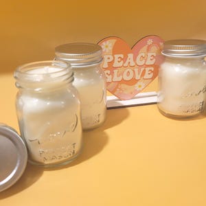 Small LOVE Mason Jars