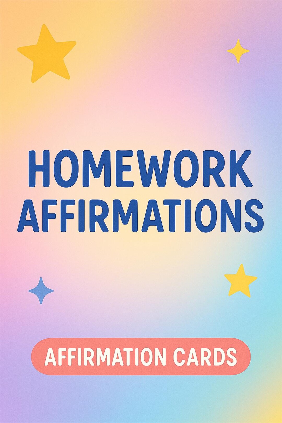 SEN Homework Affirmation Cards [printable Motivation for Kids] Visual ...